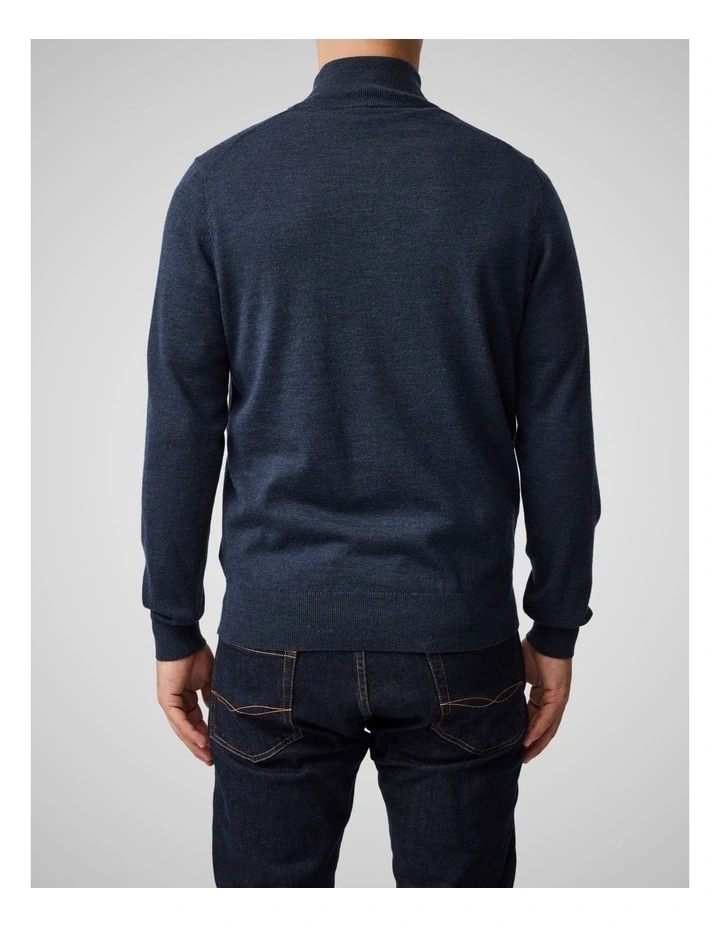 Nobles Knit Sweater in Blue image 3