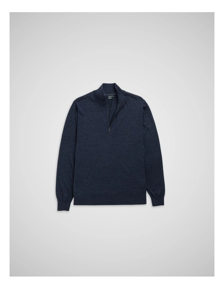 Nobles Knit Sweater in Blue image 4