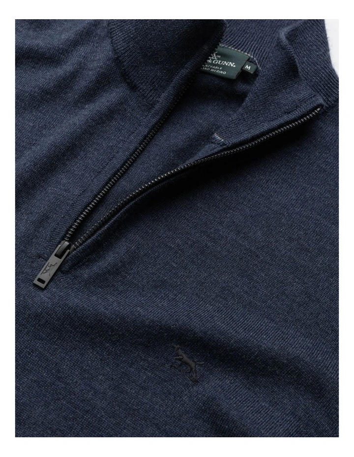 Nobles Knit Sweater in Blue image 5