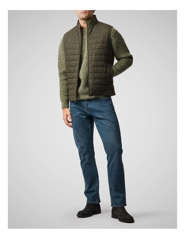 Dunedin Road Vest in Moss image 2