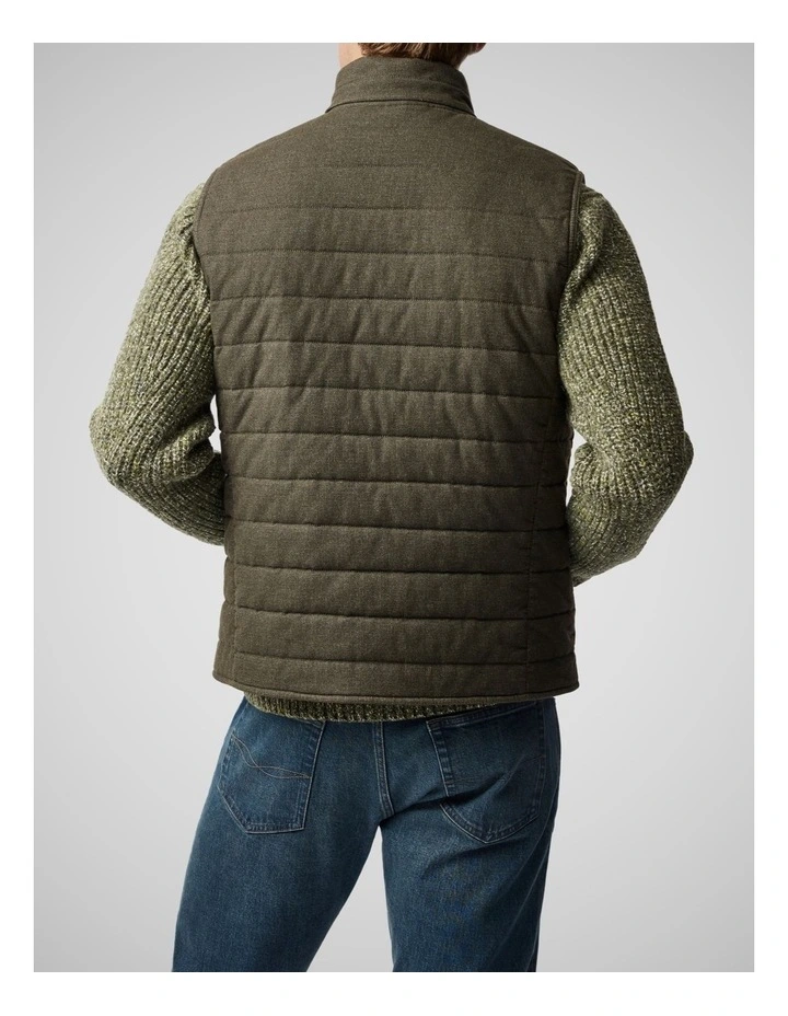 Dunedin Road Vest in Moss image 3