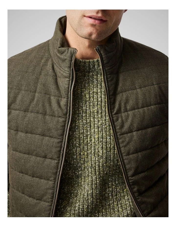 Dunedin Road Vest in Moss image 6