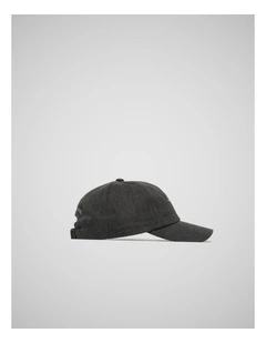 Signature Cap in Carbon Oxford