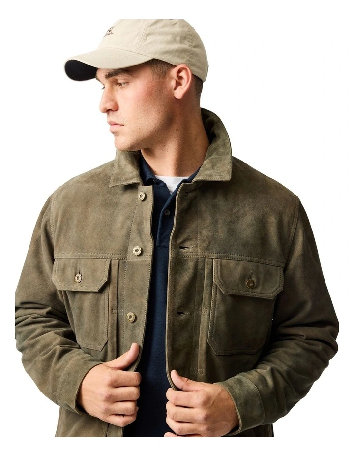 Little River Leather Jacket in Mouse image 6
