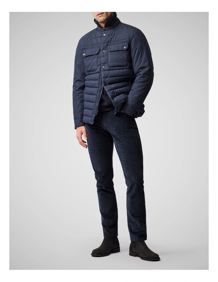 Ashhurst Straight Fit Jean Short Leg in Navy image 2