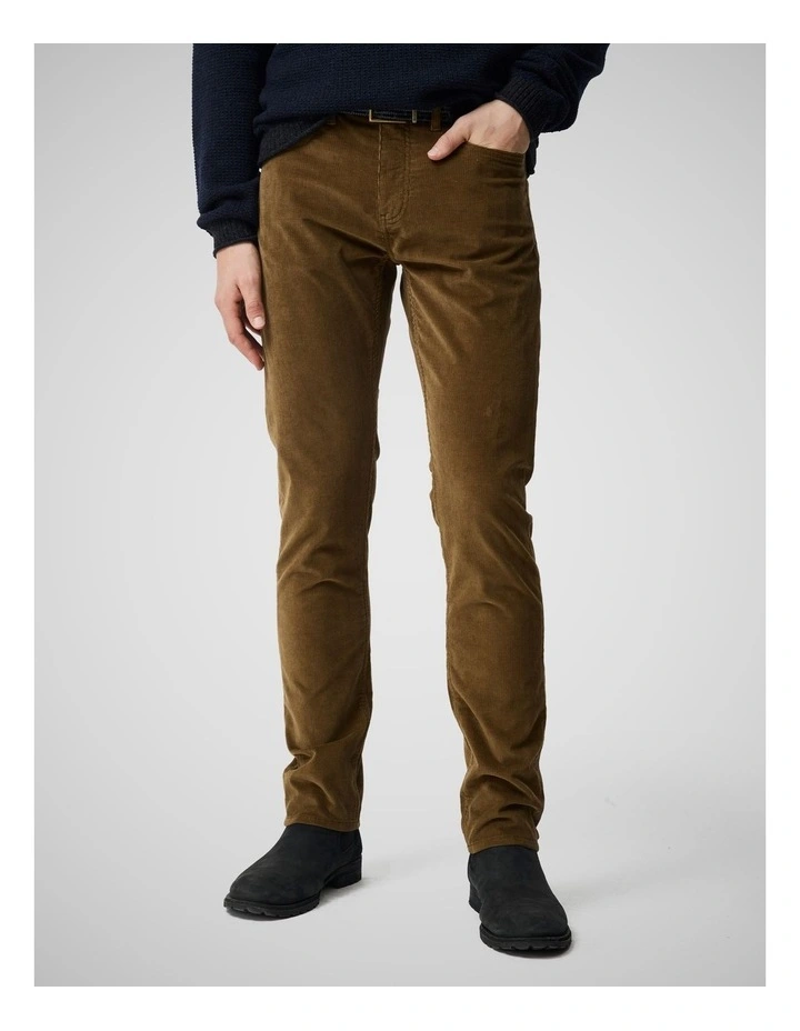 Ashhurst Straight Fit Jean Regular Leg in Tobacco image 1