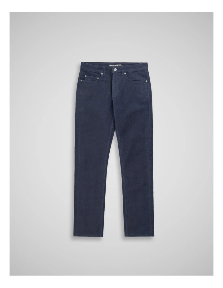 Glenvar Straight Fit Jean Short Leg in Navy image 4