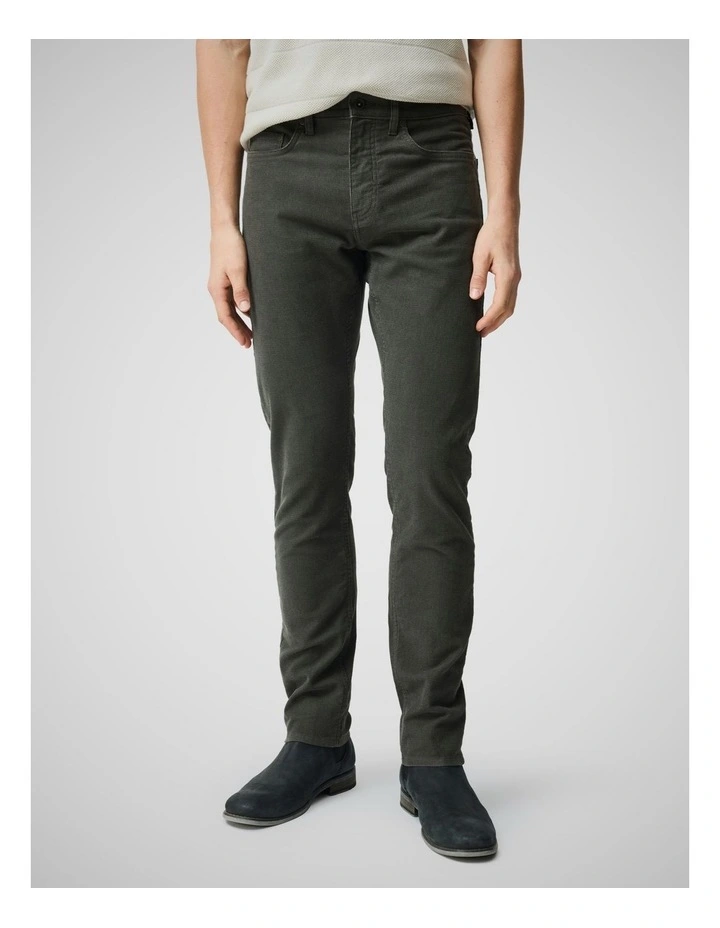Glenvar Straight Fit Jean Long Leg in Forest image 1