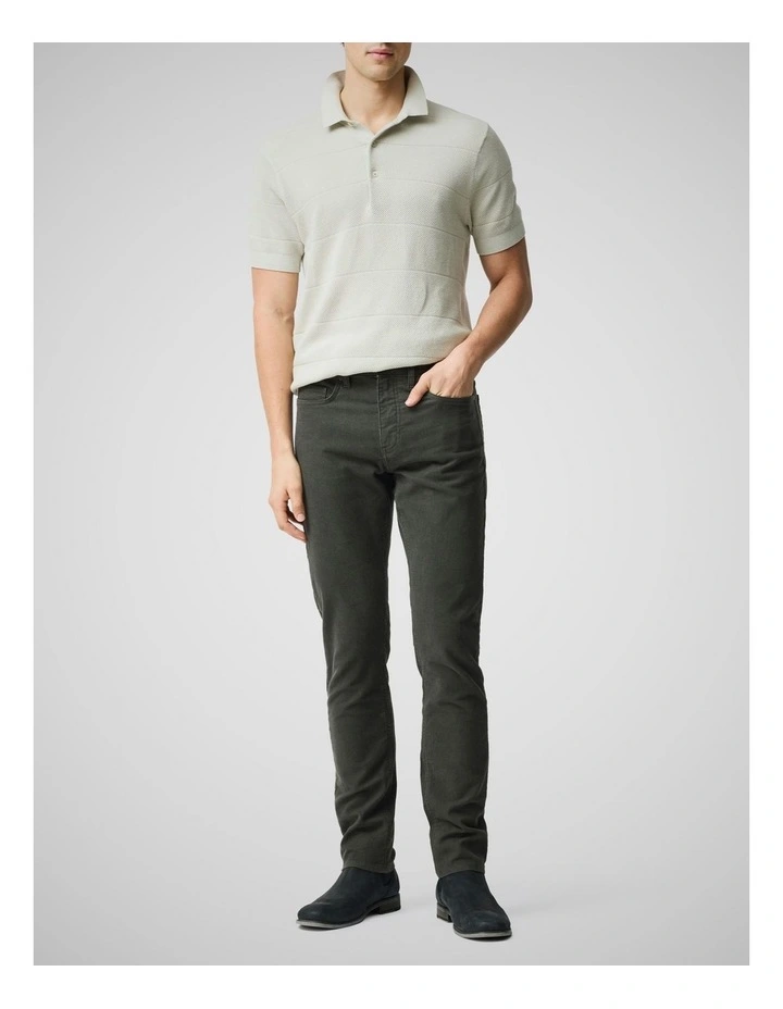 Glenvar Straight Fit Jean Long Leg in Forest image 2