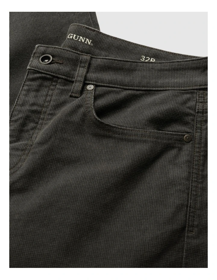 Glenvar Straight Fit Jean Long Leg in Forest image 5