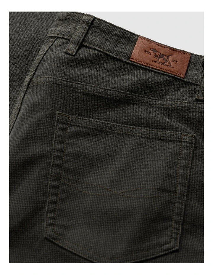 Glenvar Straight Fit Jean Long Leg in Forest image 6