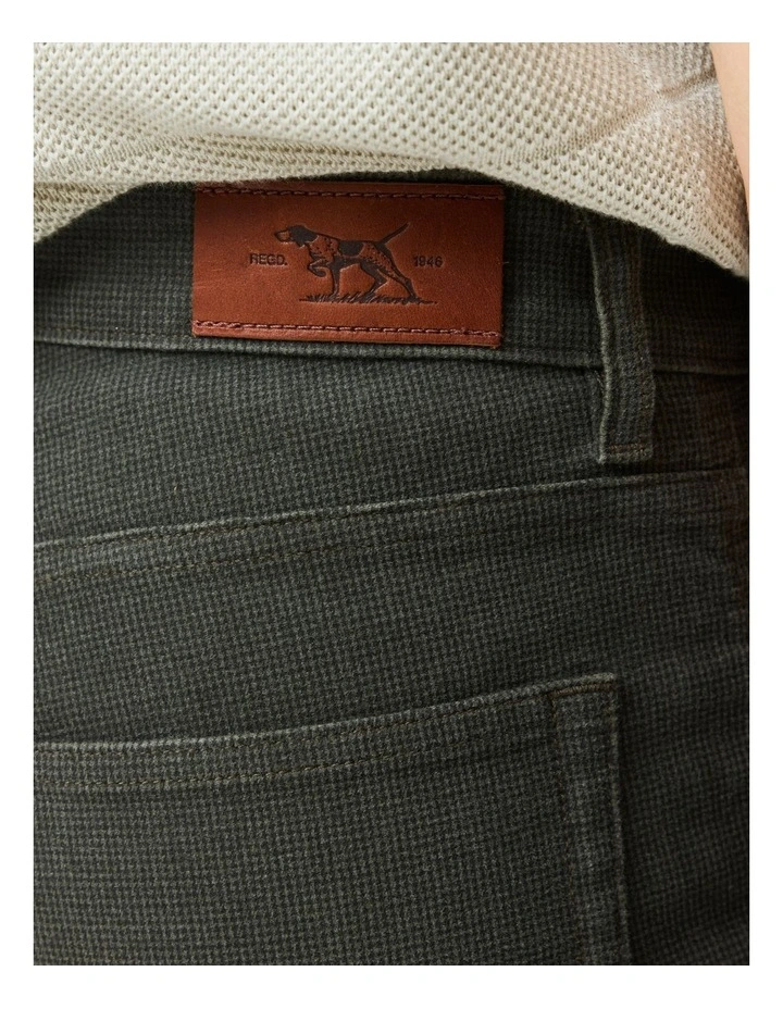 Glenvar Straight Fit Jean Long Leg in Forest image 7
