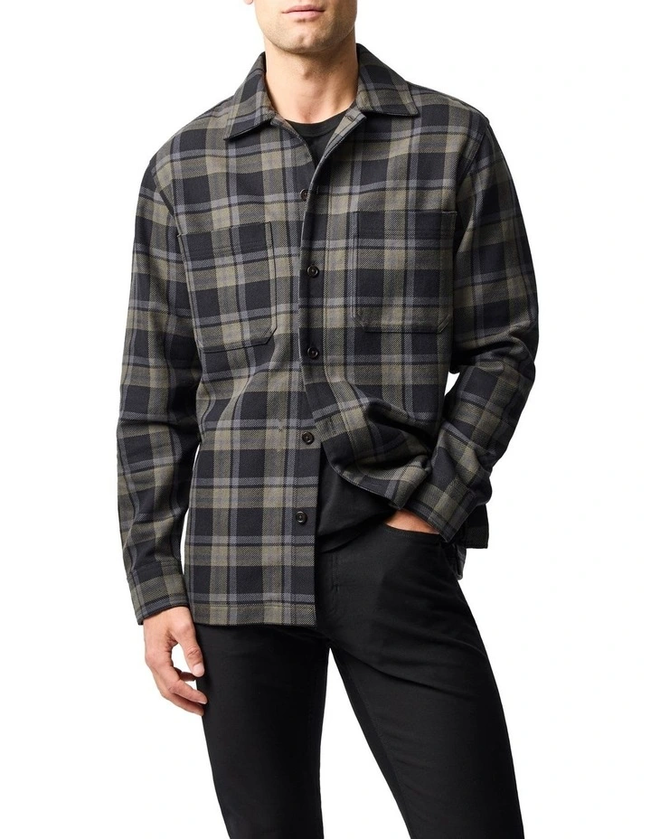 Kingsland Long Sleeve Shirt in Moss image 1