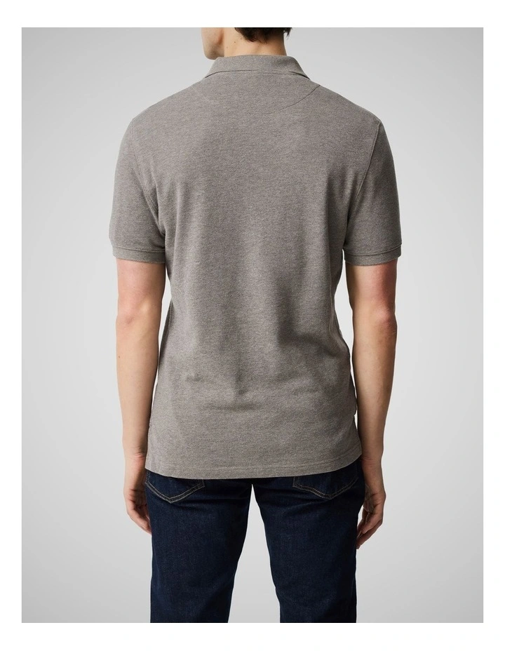 The Gunn Sports Fit Polo in Mocha image 3