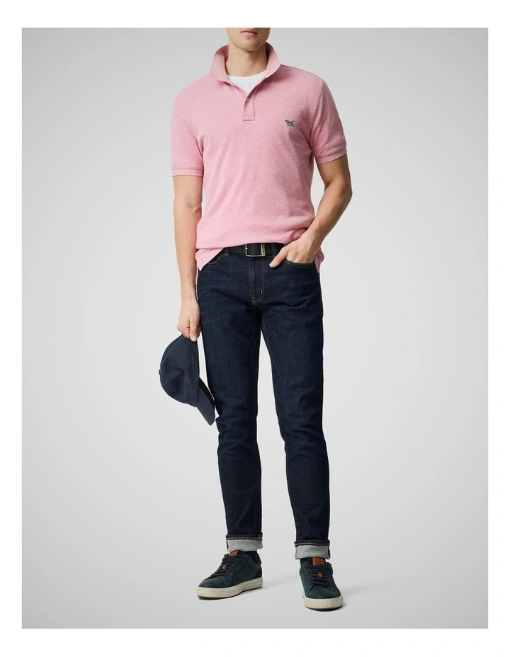 The Gunn Sports Fit Polo in Coral image 2