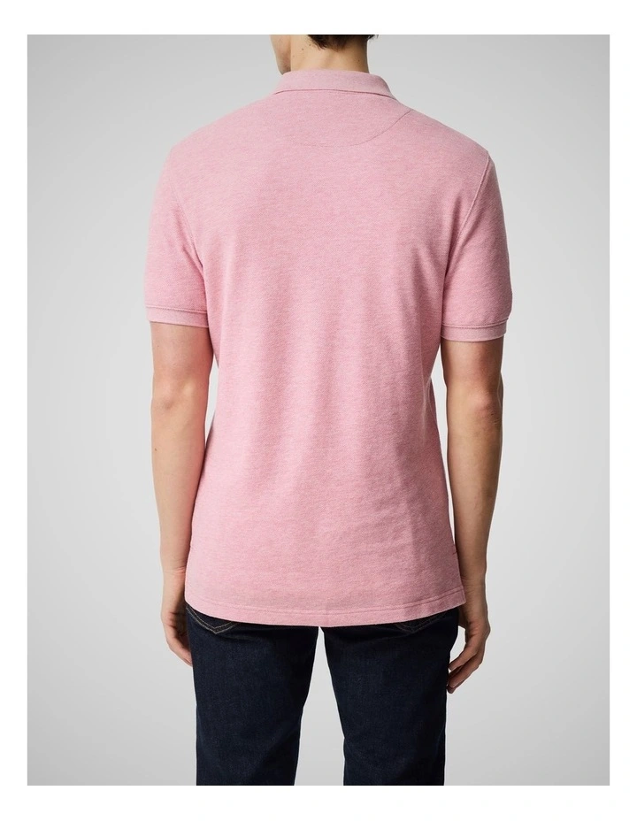 The Gunn Sports Fit Polo in Coral image 3