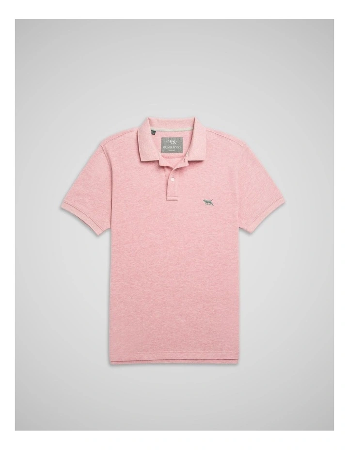 The Gunn Sports Fit Polo in Coral image 4