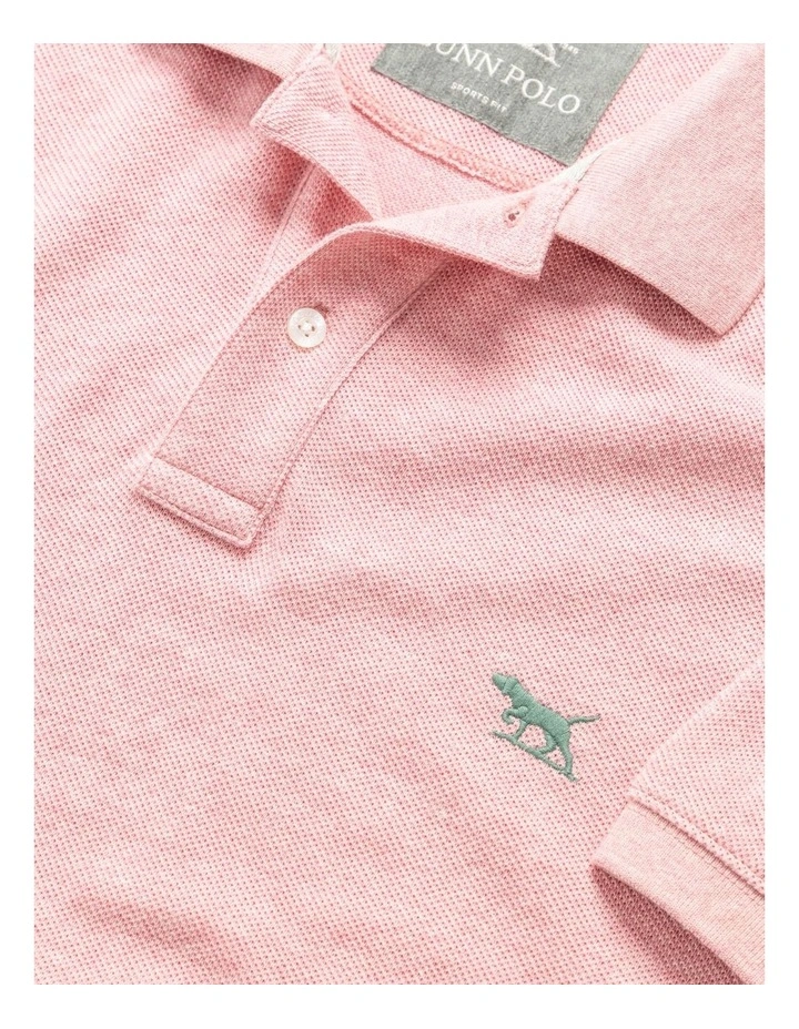 The Gunn Sports Fit Polo in Coral image 5