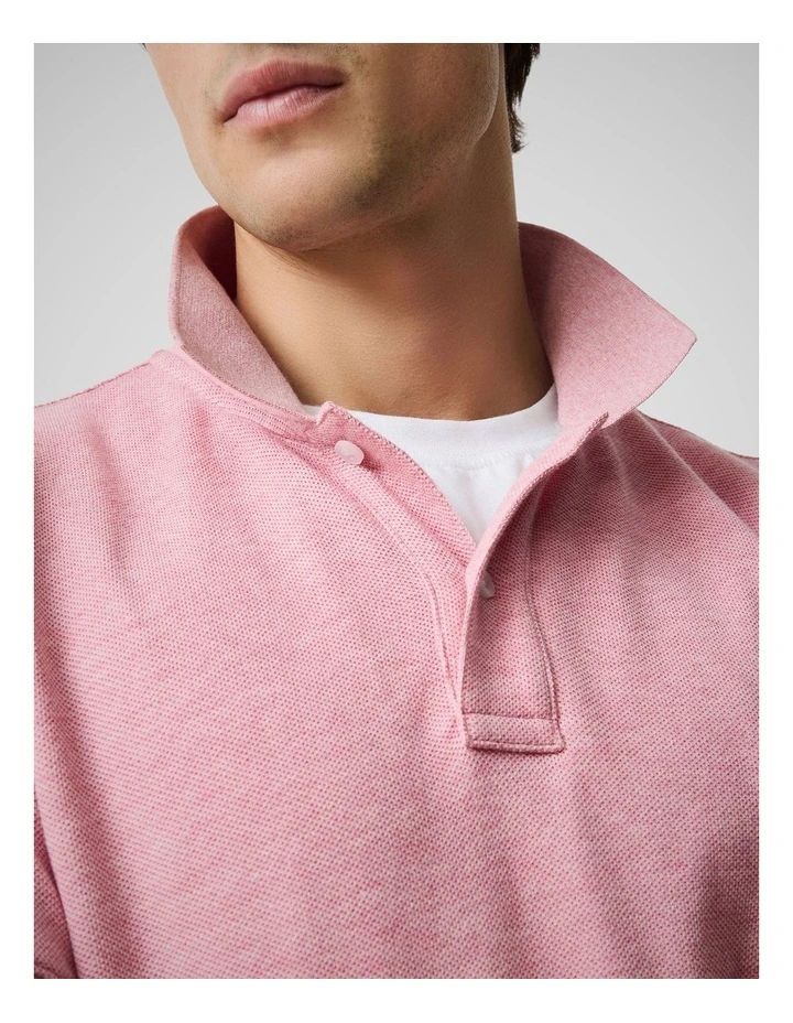 The Gunn Sports Fit Polo in Coral image 6