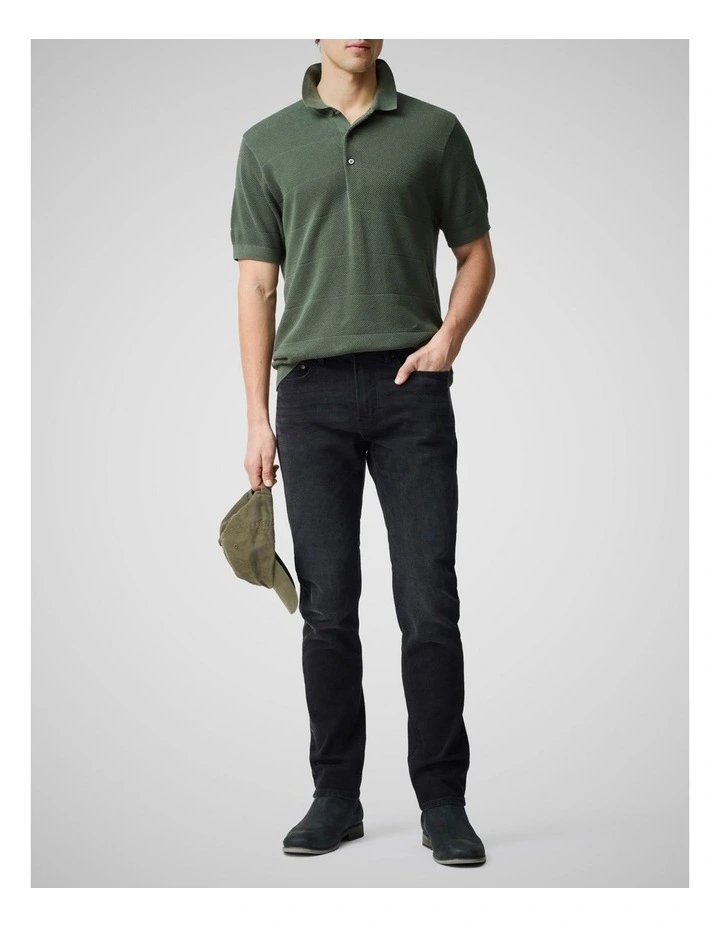 Lyell Straight Italian Denim Regular Leg in Used Black image 2