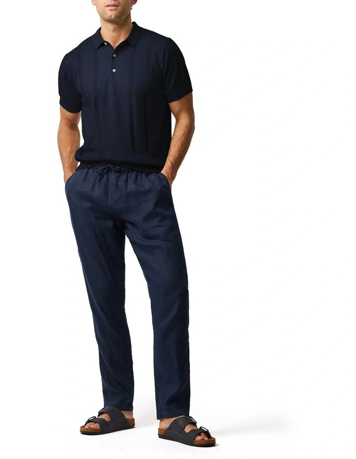 Brooklands Knit Polo in Eclipse image 2