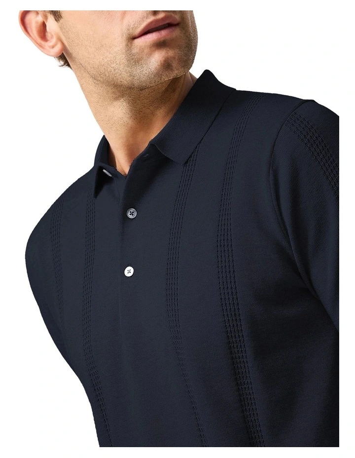 Brooklands Knit Polo in Eclipse image 6