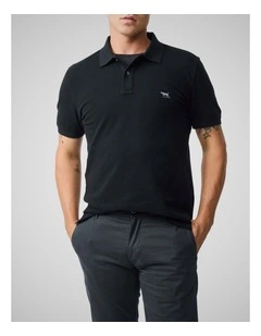 The Gunn Sports Fit Polo in Onyx