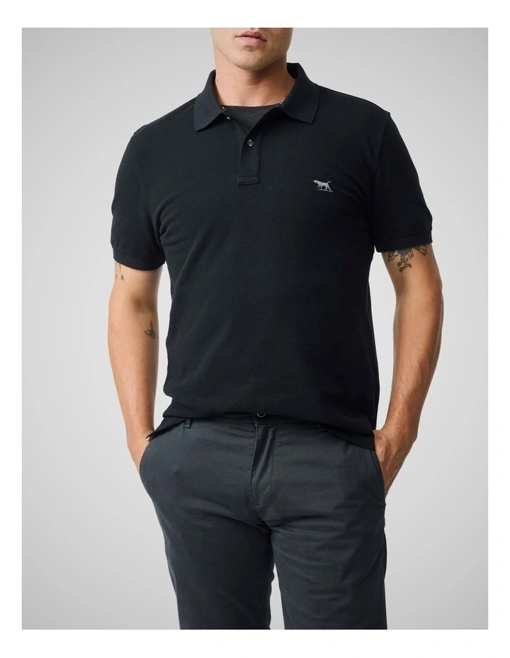 The Gunn Sports Fit Polo in Onyx image 1