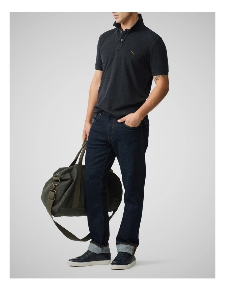 The Gunn Sports Fit Polo in Charcoal image 2