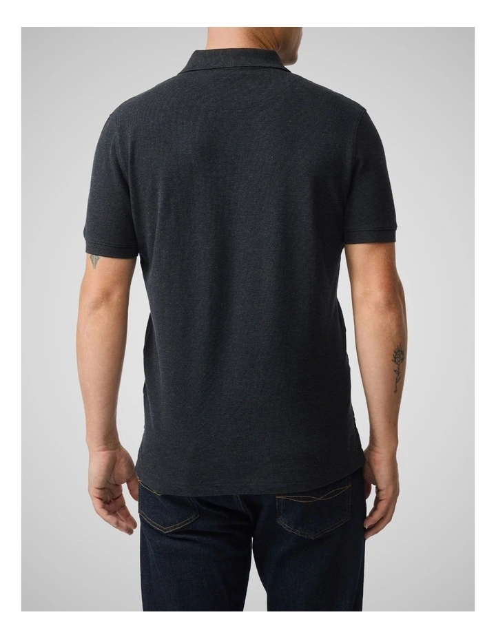 The Gunn Sports Fit Polo in Charcoal image 3