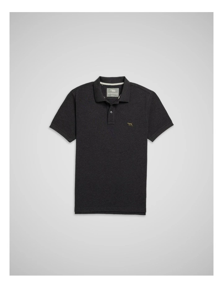 The Gunn Sports Fit Polo in Charcoal image 4
