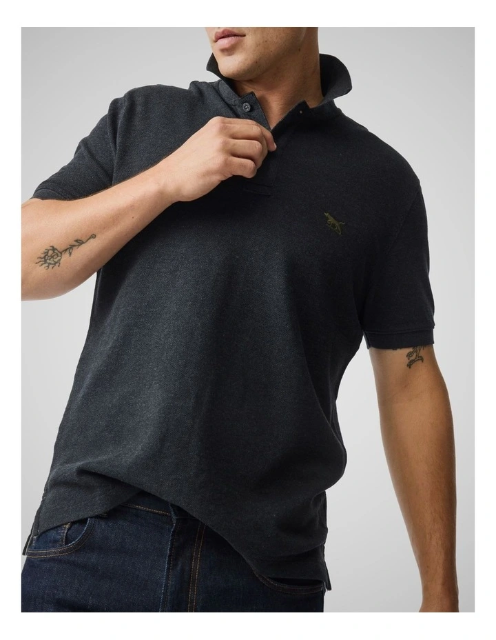 The Gunn Sports Fit Polo in Charcoal image 6