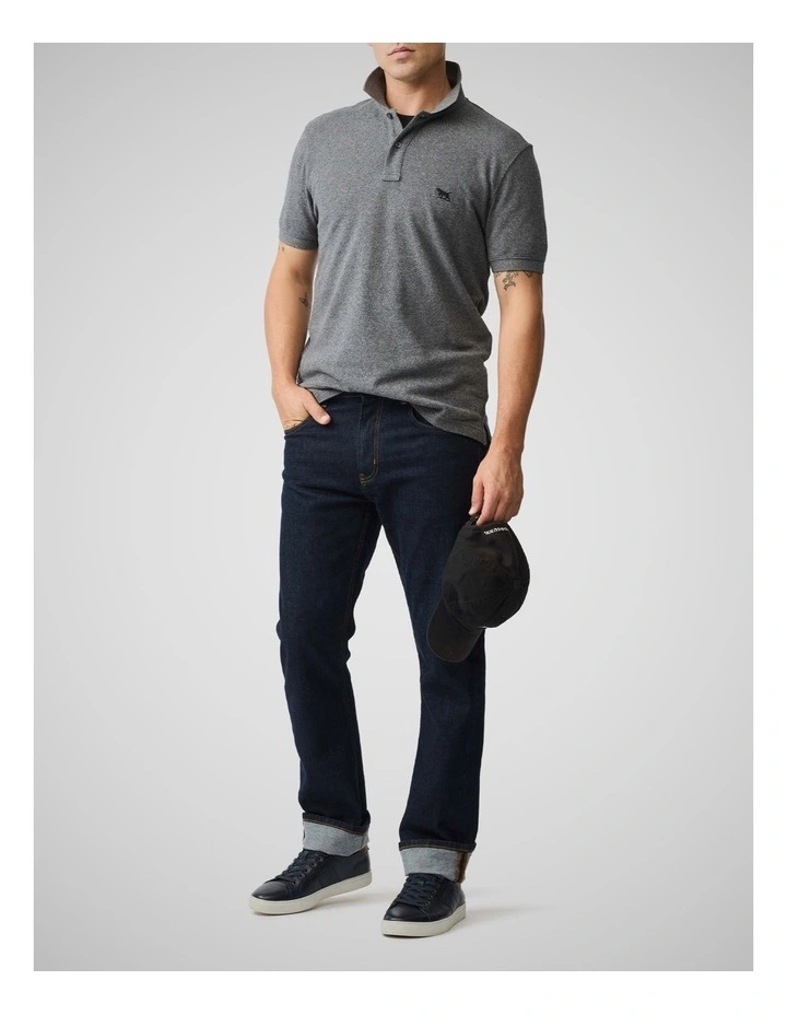 The Gunn Sports Fit Polo in Tungsten image 2