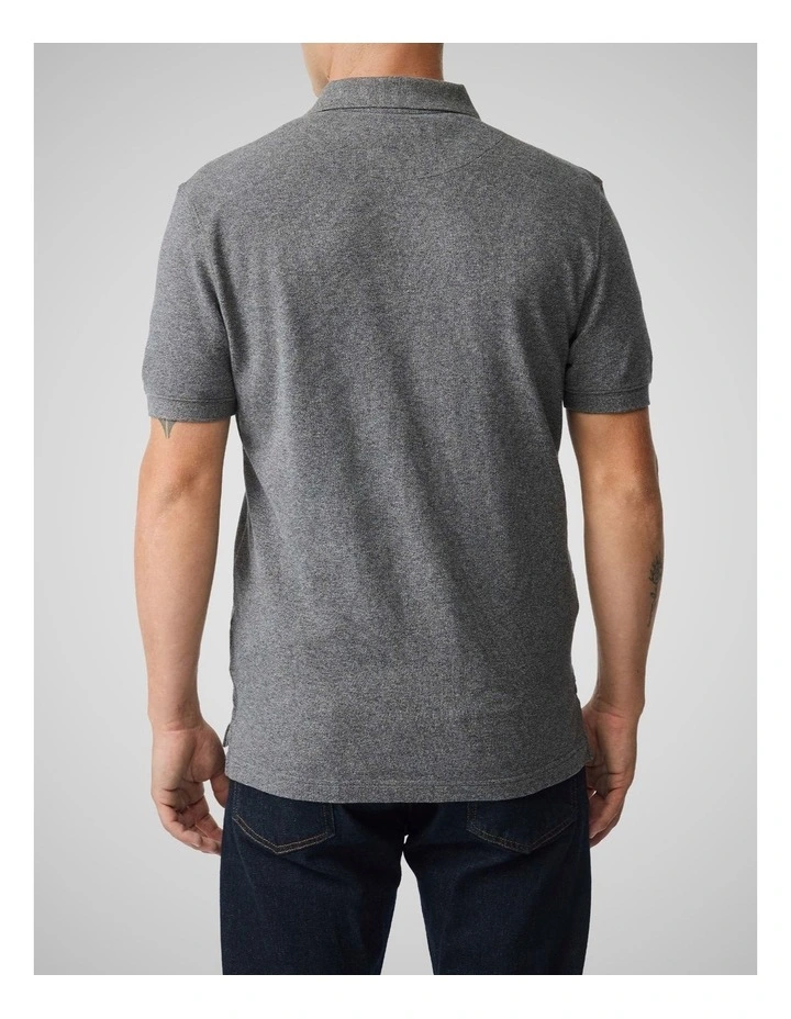 The Gunn Sports Fit Polo in Tungsten image 3