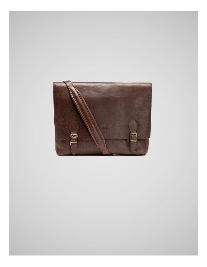 Woodstock Satchel Bag in Brown image 1