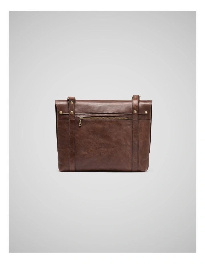 Woodstock Satchel Bag in Brown image 3