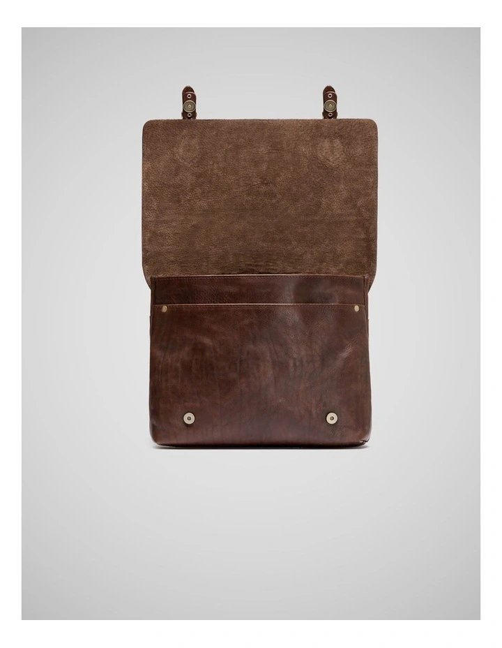 Woodstock Satchel Bag in Brown image 4