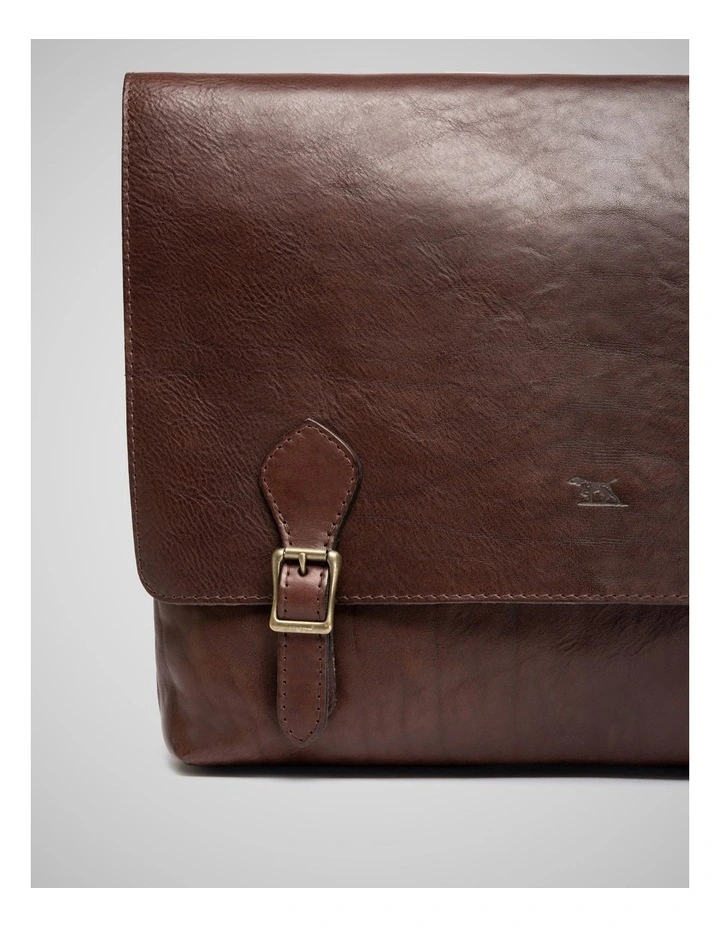 Woodstock Satchel Bag in Brown image 5