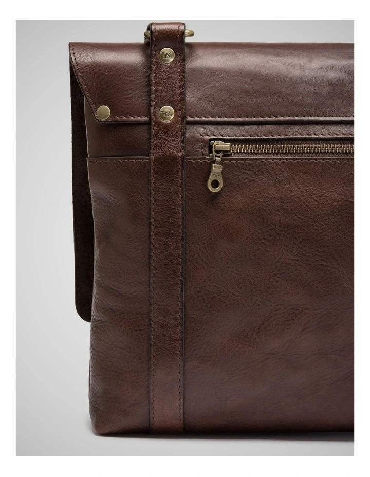 Woodstock Satchel Bag in Brown image 6