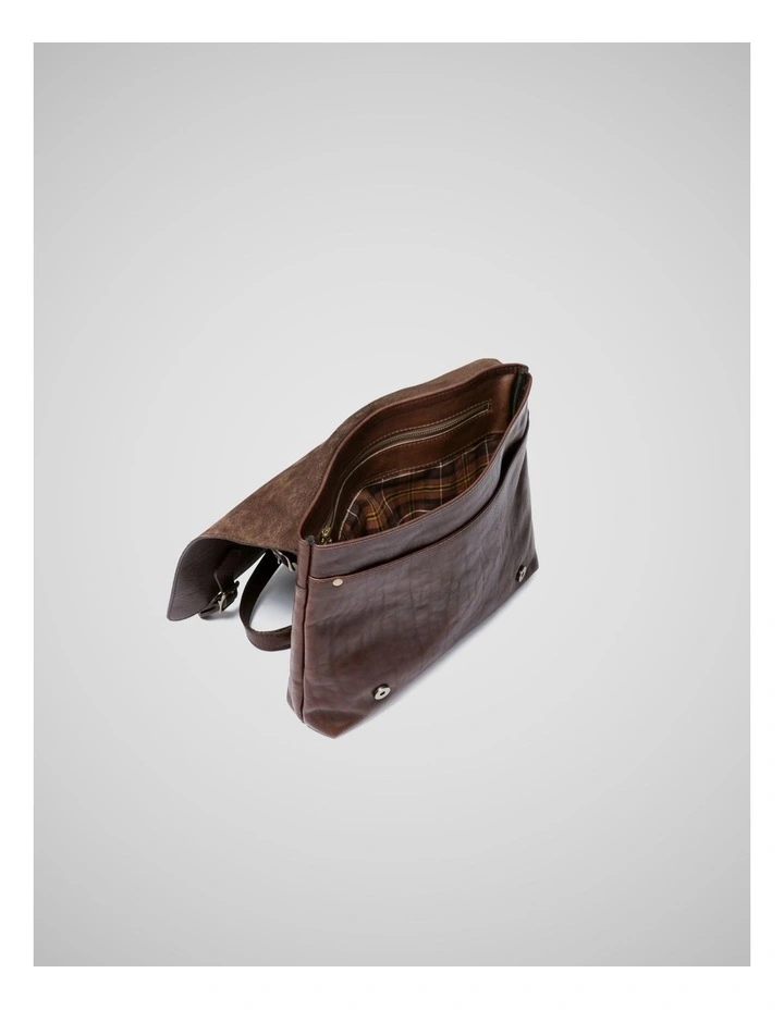 Woodstock Satchel Bag in Brown image 7