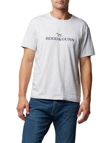 Rodd \u0026 Gunn Logo T-Shirt In Ash | MYER
