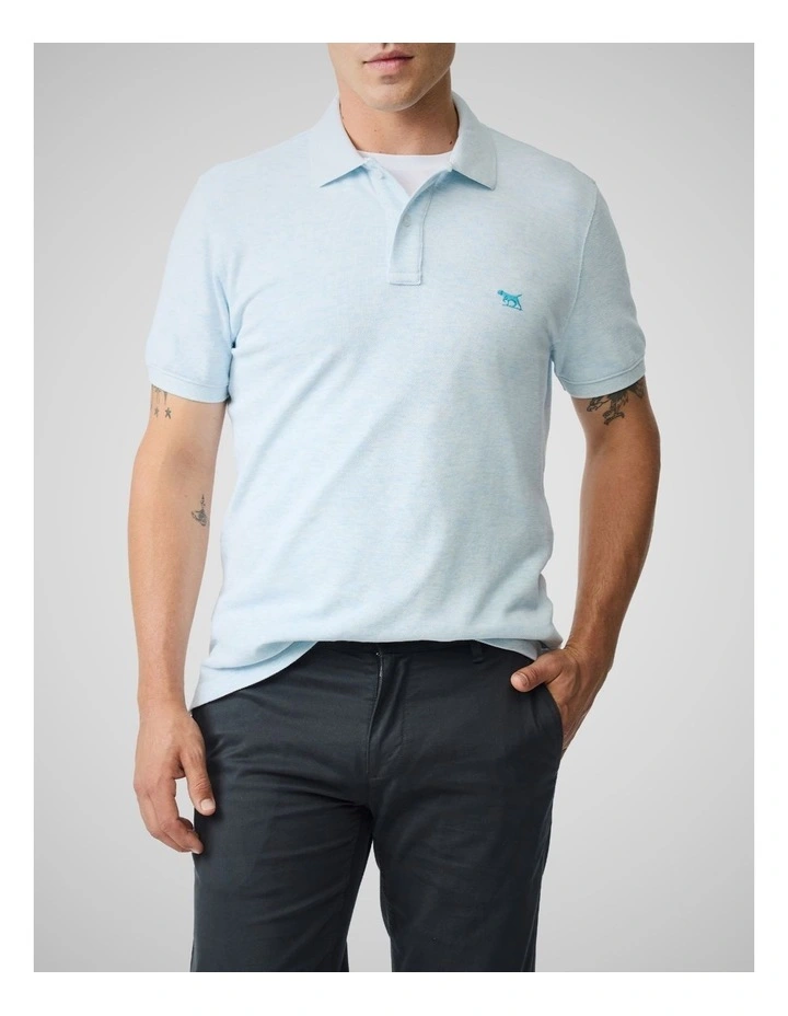 The Gunn Sports Fit Polo in Mist image 1
