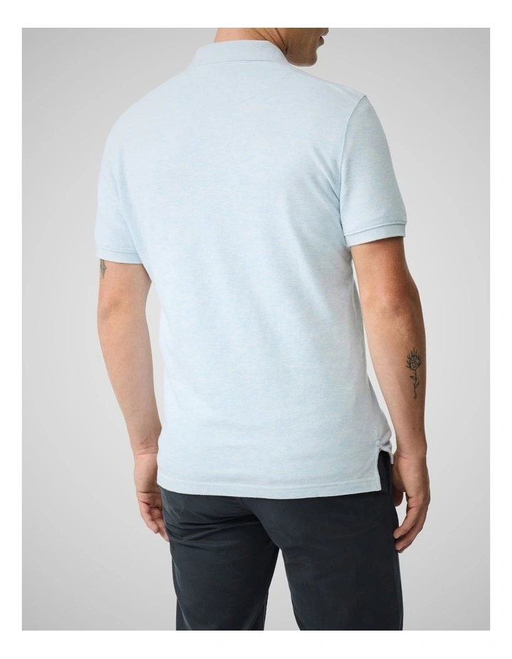 The Gunn Sports Fit Polo in Mist image 3