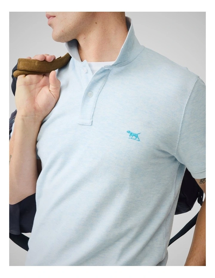 The Gunn Sports Fit Polo in Mist image 6