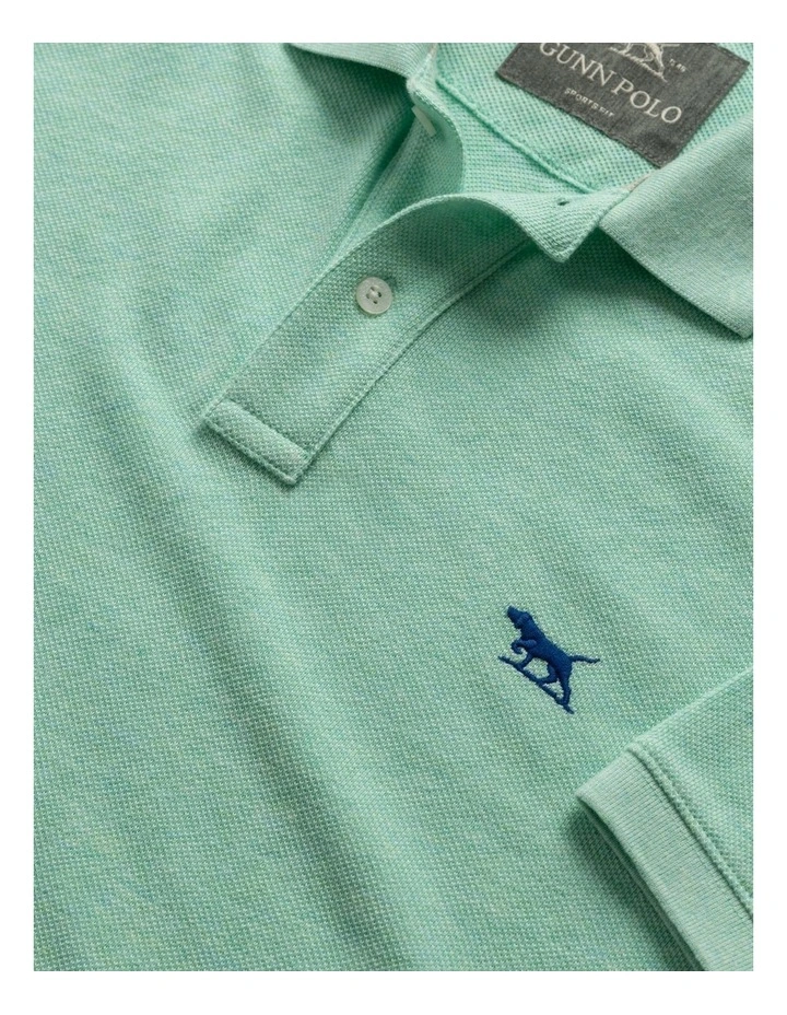 The Gunn Sports Fit Polo in Mint image 5