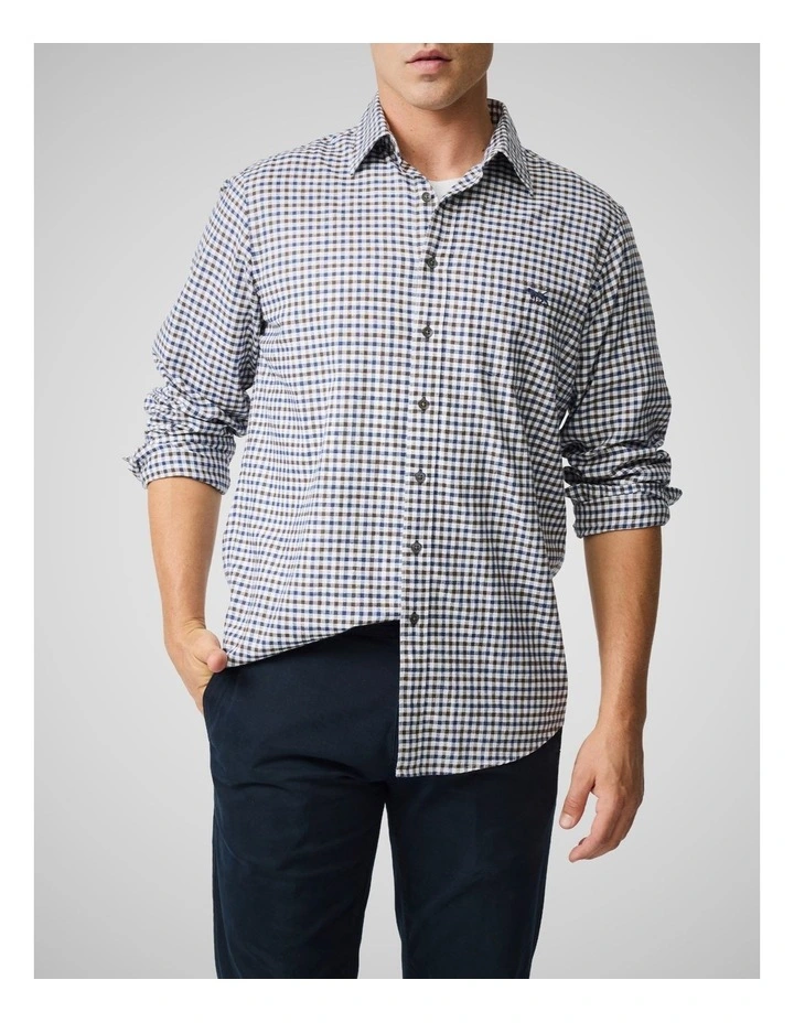 Gebbies Valley Long Sleeve Shirt in Walnut image 1