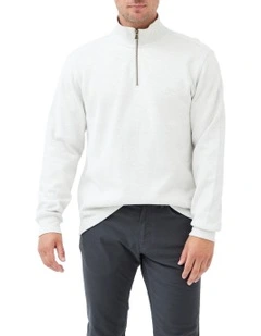 Alton Ave Sweat Top in Ice Grey Marle