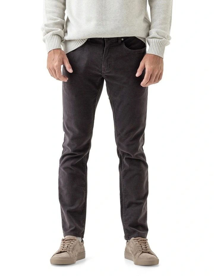 Albury Straight Jean Regular Leg Charcoal image 1