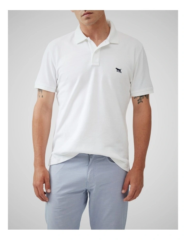 The Gunn Sports Fit Polo in Coconut image 1