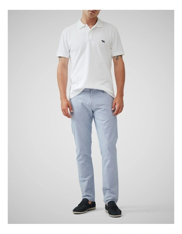 The Gunn Sports Fit Polo in Coconut image 2